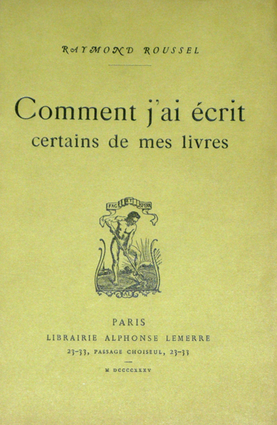 File:Roussel Raymond Comment j ai ecrit certains de mes livres.png