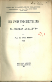 Freud Sigmund Der Wahn und die Traeume in W. Jensens Gradiva 1907.png