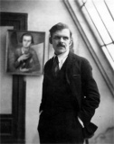 Alexander Archipenko in his Paris studio 1913.jpg