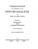 Freud Sigmund Vorlesungen zur Einfuehrung in die Psychoanalyse 1922.jpg