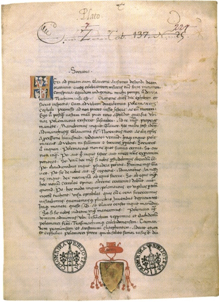 File:Plato Politeia 1403 Chrysoloras Decembrio.jpg